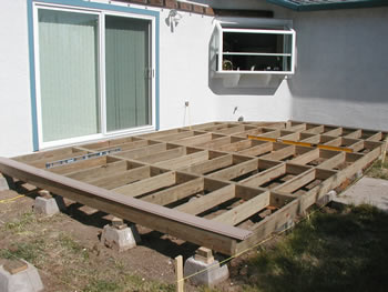 vinyl deck
