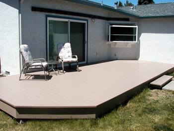 vinyl deck